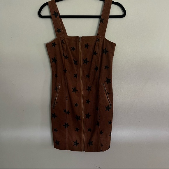 Altar’d state star corduroy jumper dress size XS - Picture 3 of 5